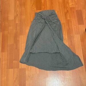 ALLSAINTS tube top. Tie front. Two layers. Split open front.